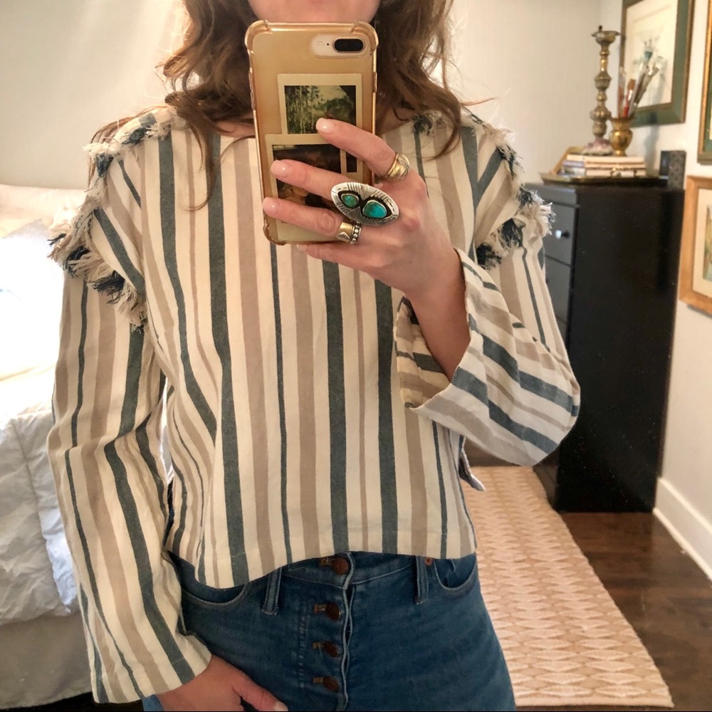 Tularosa Striped Blouse